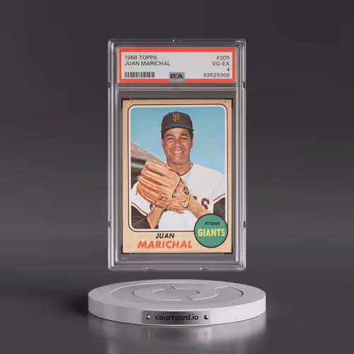 1968 Topps #205 Juan Marichal (PSA 4 VG-EX)