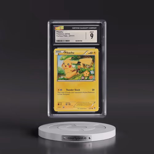 2014 Furious Fists #27/111 Pikachu (CGC 9 MINT)