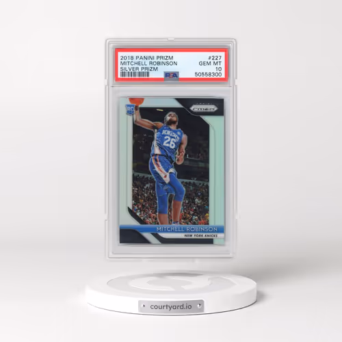 2018 Panini Prizm #227 Mitchell Robinson - Silver Prizm (PSA 10 GEM MINT)