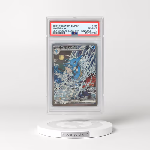 2024 Pokémon Svp EN-SV Black Star Promo #131 Kingdra EX - Holo Shrouded Fable Special Illustration C