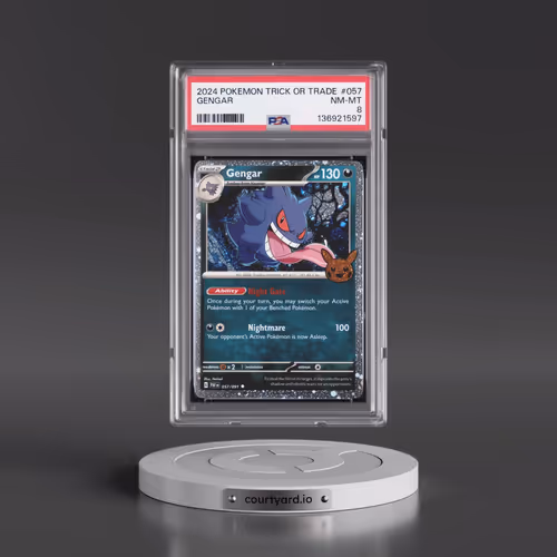 2024 Pokémon Trick or Trade #057 Gengar (PSA 8 NM-MT)