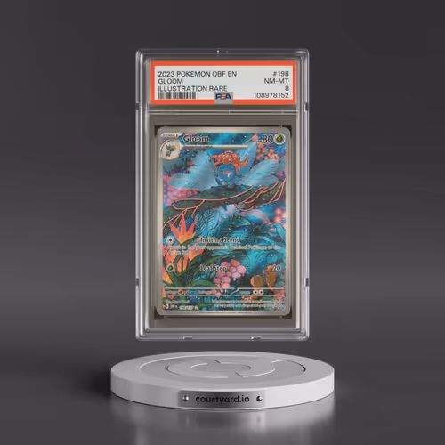 2023 Pokémon Obf EN-Obsidian Flames #198 Gloom - Illustration Rare (PSA 8 NM-MT)