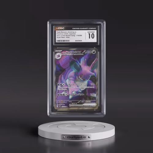 2025 Glory of the Rocket Gang - sv10 #116/098 Team Rocket's Nidoking ex - Super Rare Holo (CGC 10 GE