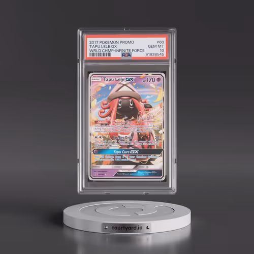 2017 Pokémon World Championships Promo #60 Tapu Lele GX - Holo Infinite Force (PSA 10 GEM MINT)