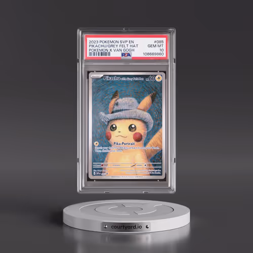 2023 Pokémon Svp EN-SV Black Star Promo #085 Pikachu With Grey Felt Hat - Pokemon X Van Gogh (PSA 10