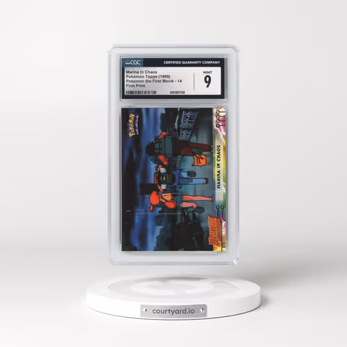 1999 Pokémon the First Movie #14 Marina In Chaos - First Print (Blue Topps Logo) (CGC 9 MINT)