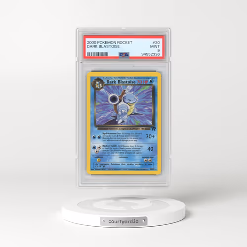 2000 Pokémon Rocket #20 Dark Blastoise (PSA 9 MINT)