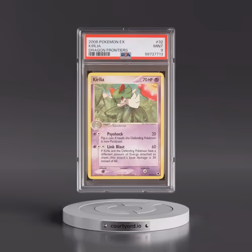 2006 Pokémon EX Dragon Frontiers #32 Kirlia (PSA 9 MINT)