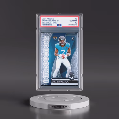2024 Panini Mosaic Introductions #7 Brian Thomas Jr. (PSA 10 GEM MINT)