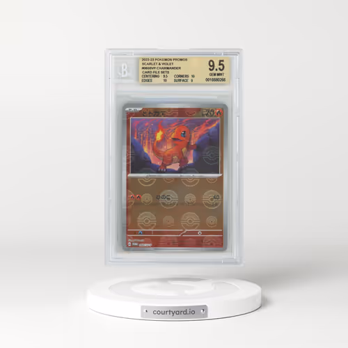 2023 Japanese Scarlet & Violet Promos #60 Charmander - Holo (BGS 9.5 GEM MINT)