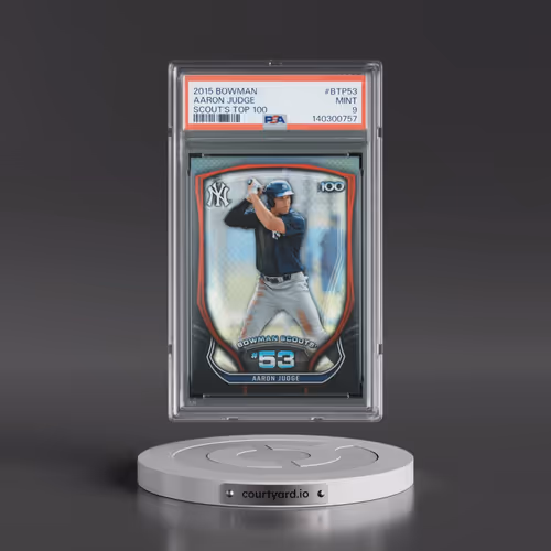 2015 Bowman Scout's Top 100 #BTP53 Aaron Judge (PSA 9 MINT)