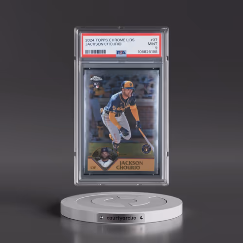 2024 Topps Chrome Lids #37 Jackson Chourio (PSA 9 MINT)