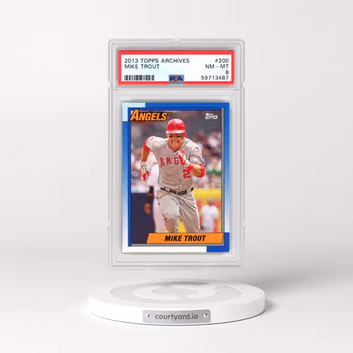 2013 Topps Archives #200 Mike Trout (PSA 8 NM-MT)