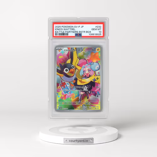 2025 Pokémon SV-P Promo #232 Iono's Wattrel - Battle Partners Booster Box (PSA 10 GEM MINT)