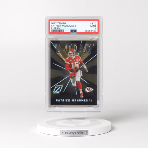 2022 Panini Zenith Z-Team #ZT2 Patrick Mahomes II (PSA 9 MINT)