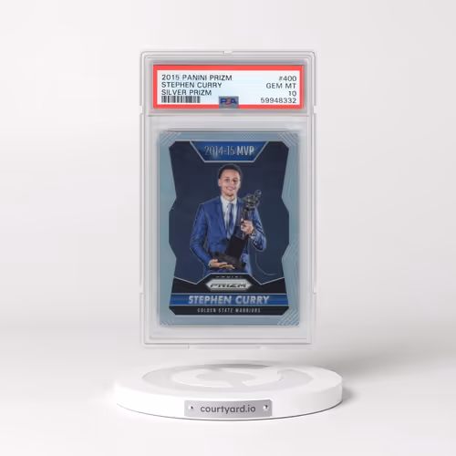 2015 Panini Prizm #400 Stephen Curry - Silver Prizm (PSA 10 GEM MINT)