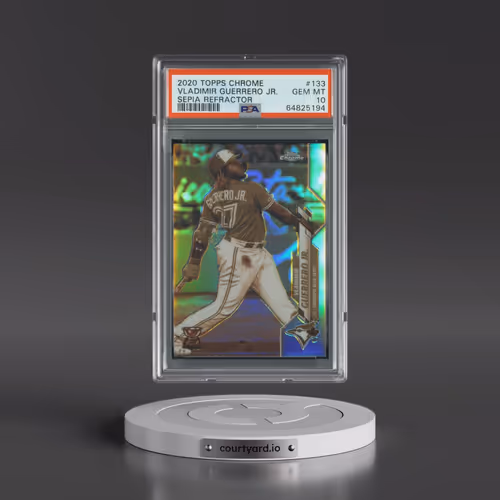 2020 Topps Chrome #133 Vladimir Guerrero Jr. - Sepia Refractor (PSA 10 GEM MINT)