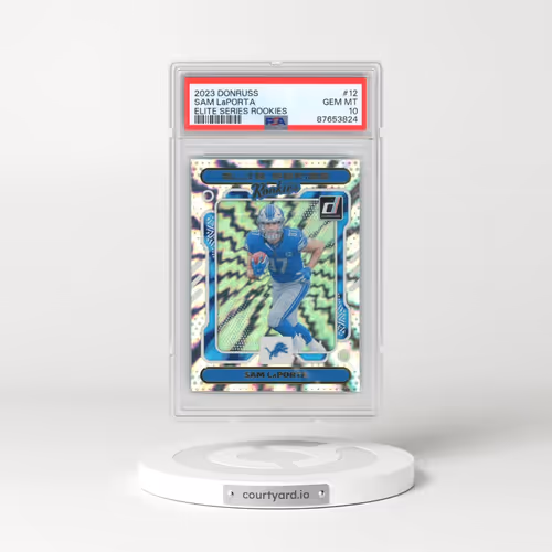 2023 Panini Donruss Elite Series Rookies #12 Sam LaPorta (PSA 10 GEM MINT)