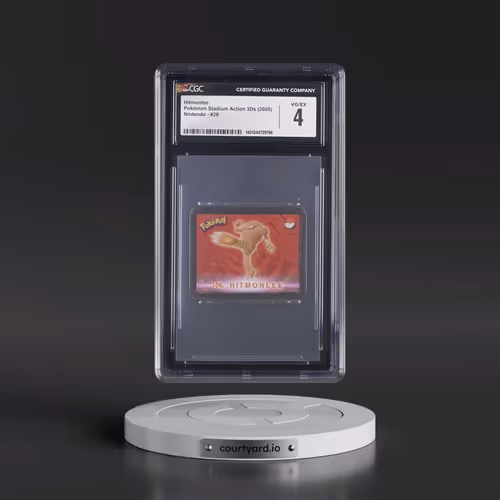 2000 Pokémon Stadium Action 3Ds (2000) - English #29 Hitmonlee (CGC 4 VG-EX)