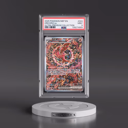 2025 Pokémon Mep EN-Me Black Star Promo #024 Oricorio EX - Holo Mega Charizard X EX Ultra-Premium Co
