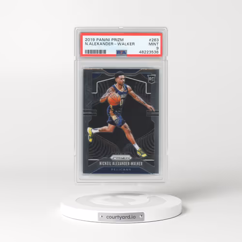 2019 Panini Prizm #263 Nickeil Alexander-Walker (PSA 9 MINT)