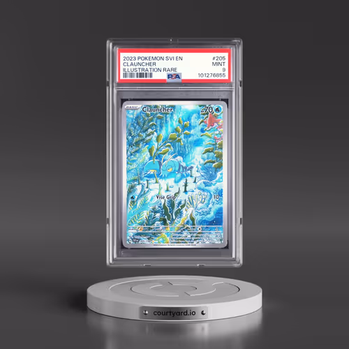 2023 Pokémon Svi EN-Scarlet & Violet #205 Clauncher - Illustration Rare (PSA 9 MINT)