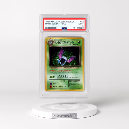 1997 Pokémon Rocket #42 Dark Golbat - Holo (PSA 9 MINT)