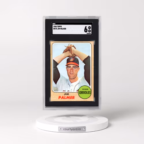 1968 Topps #575 Jim Palmer (SGC 6 EX-MT)