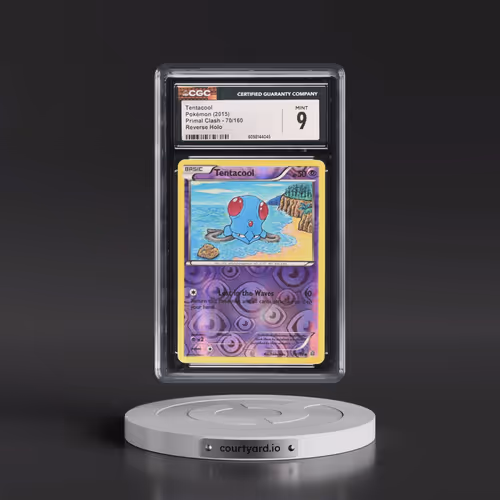 2015 Primal Clash #70/160 Tentacool - Reverse Holo (CGC 9 MINT)