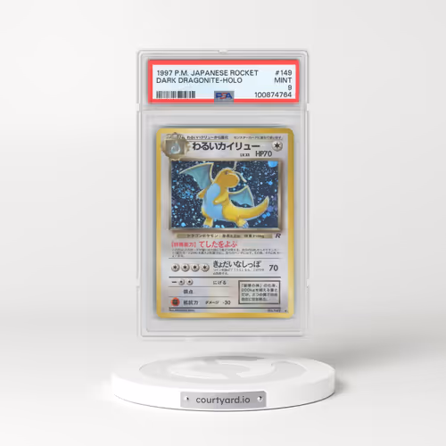 1997 Pokémon Rocket #149 Dark Dragonite - Holo (PSA 9 MINT)
