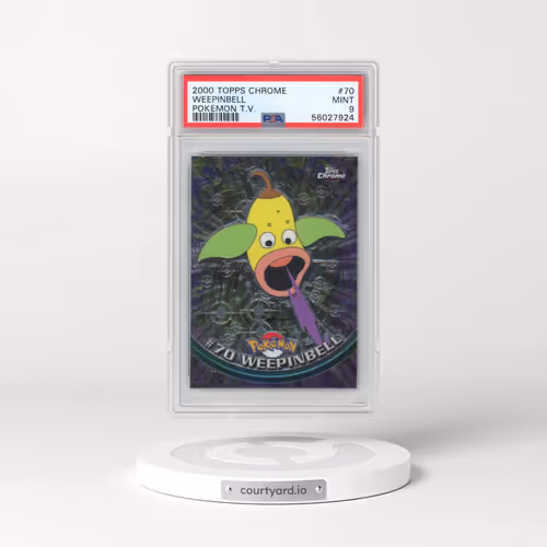 2000 Topps Chrome Pokémon T.V. #70 Weepinbell (PSA 9 MINT)
