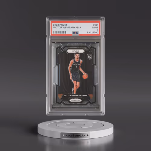 2023 Panini Prizm #136 Victor Wembanyama (PSA 9 MINT)