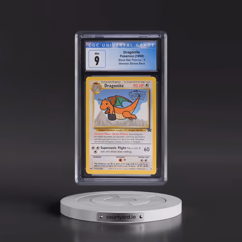1999 Black Star Promos #5 Dragonite - Mewtwo Strikes Back (CGC 9 MINT)