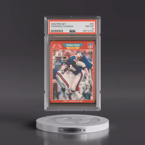 1989 Pro Set #32 Thurman Thomas (PSA 8 NM-MT)