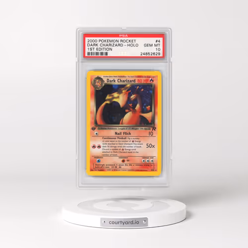 2000 Pokémon Rocket #4 Dark Charizard - 1st Edition Holo (PSA 10 GEM MINT)