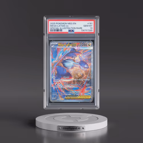 2025 Pokémon Meg EN-Mega Evolution #181 Mega Latias EX - Holo Special Illustration Rare (PSA 10 GEM