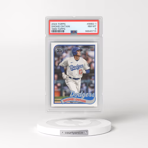 2024 Topps 1989 Topps Baseball #89B2-1 Shohei Ohtani - Series 2 (PSA 8 NM-MT)