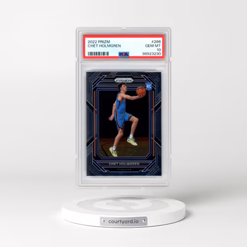2022 Panini Prizm #266 Chet Holmgren (PSA 10 GEM MINT)