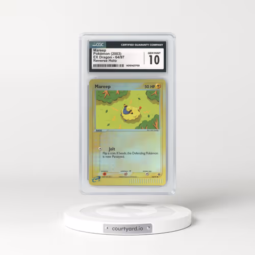 2003 EX Dragon #64 Mareep - Holo e-Card Symbol (CGC 10 GEM MINT)
