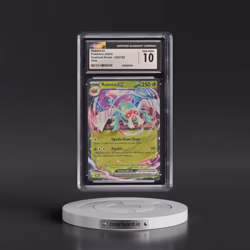 2025 Destined Rivals - DRI EN #025/182 Rabsca ex - Holo (CGC 10 GEM MINT)