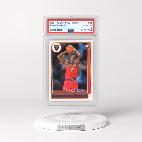 2021 Panini NBA Hoops #234 Evan Mobley (PSA 10 GEM MINT)