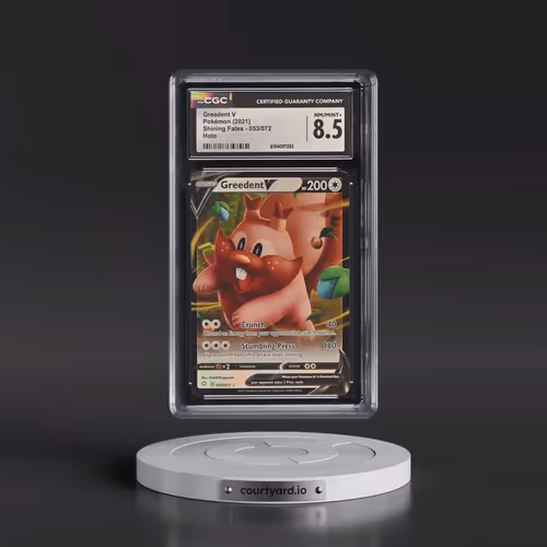 2021 Shining Fates #053/072 Greedent V - Holo (CGC 8.5 NM-MT+)