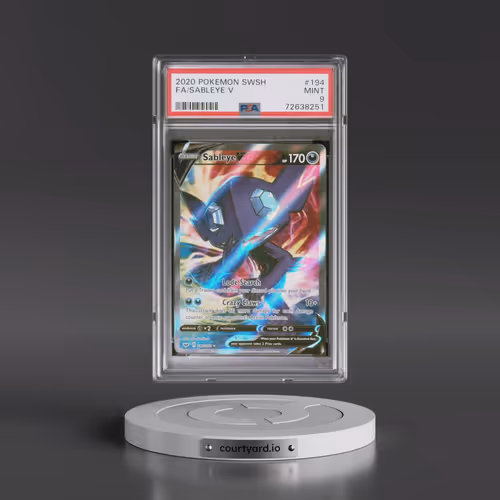 2020 Pokémon Sword & Shield #194 Sableye V - Holo Full Art (PSA 9 MINT)