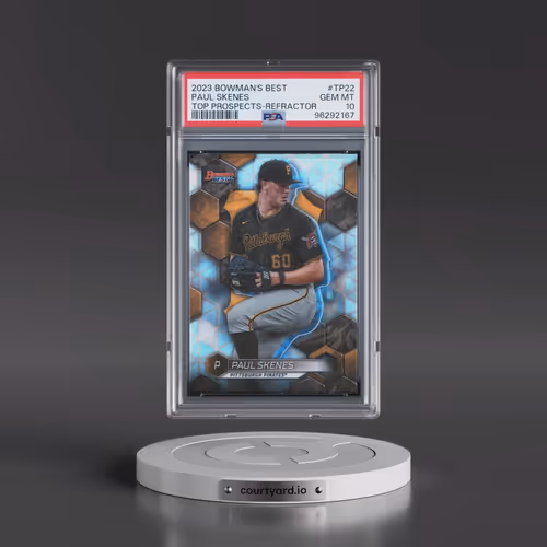 2023 Bowman's Best Top Prospects #TP22 Paul Skenes - Refractor (PSA 10 GEM MINT)