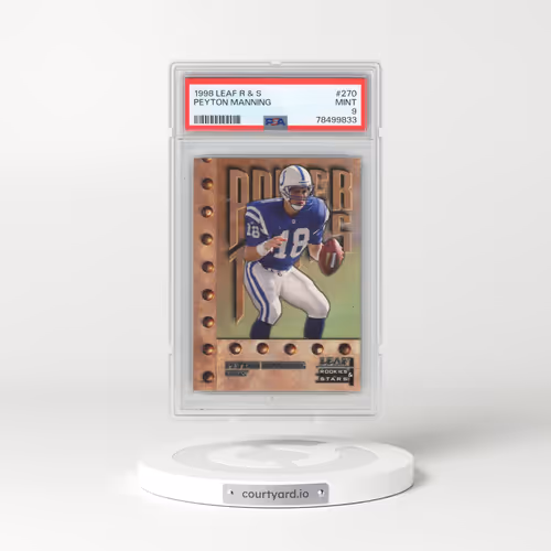1998 Leaf R & S #270 Peyton Manning (PSA 9 MINT)