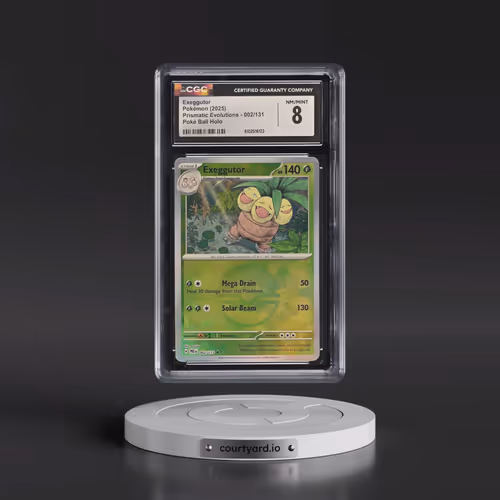 2025 Pokémon Pre EN-Prismatic Evolutions #002 Exeggutor - Reverse Holo Poke Ball (CGC 8 NM-MT)