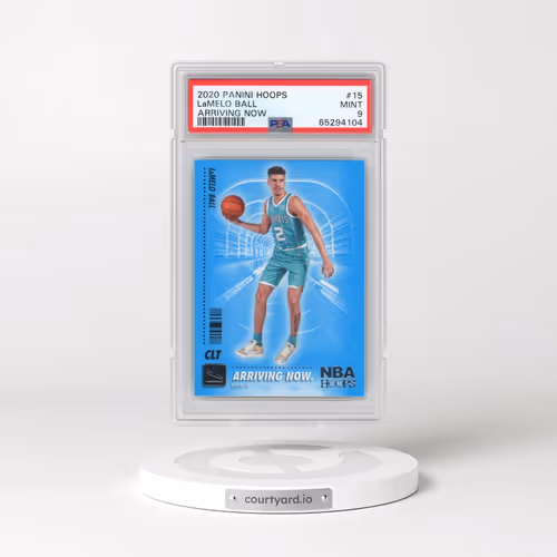 2020 Panini Hoops Arriving Now #15 LaMelo Ball (PSA 9 MINT)