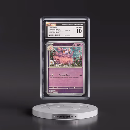 2024 Prismatic Evolutions - PRE EN #039/131 Aromatisse - Poké Ball Holo (CGC 10 GEM MINT)