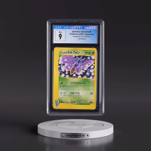 2001 Pokémon VS #063/141 Janine's Venomoth - 1st Edition (CGC 9 MINT)