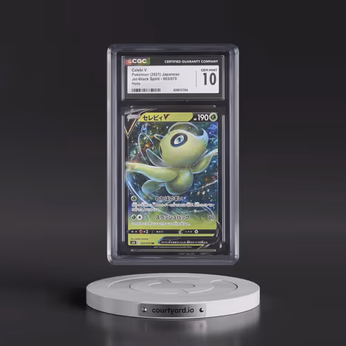 2021 Jet-Black Spirit #003/070 Celebi V - Holo (CGC 10 GEM MINT)